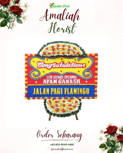 Bunga Papan Congratulation di Girimoyo